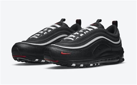 Nike Air Max 97 Black White Red Dh1083 001 Release Date Sbd