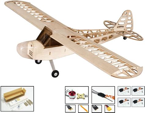 Viloga Electric Rc Plane Balsa Wood Airplane Kits S08 J3