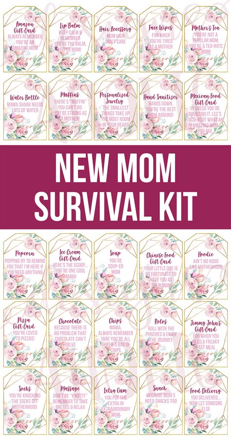 Any New Mom Will Absolutely Love And Appreciate A Survival Kit To Help Them Get Through The Ups