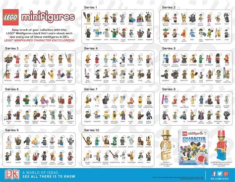 Keep Track Of Your Collection With This Lego Minifigures Check List