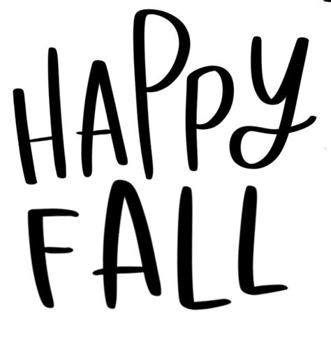 Happy Fall Fall Printable Autumn Printable Happy Fall Etsy