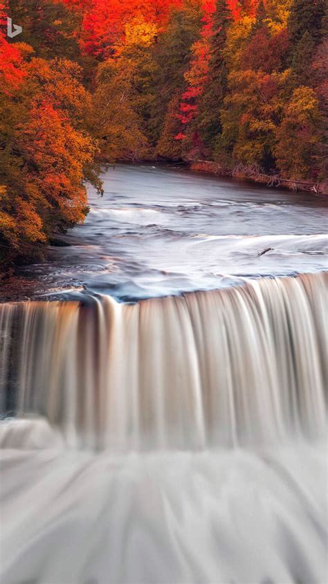 Pin By Vickie Demallie On Fall Tahquamenon Falls State Parks Waterfall