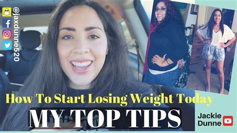 how to start losing weight today my best tips youtube