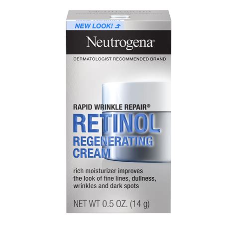 neutrogena rapid wrinkle repair retinol face cream mini 0 5 oz
