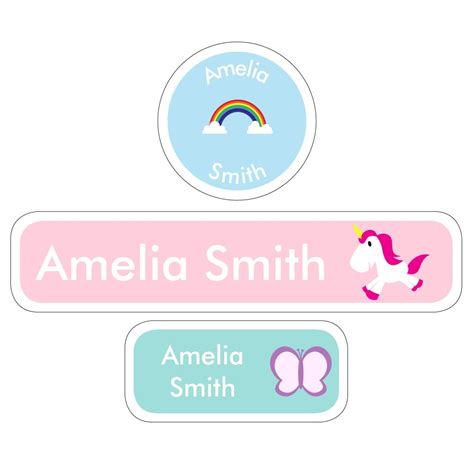 Personalized waterproof labels and dishwasher safe labels by i.d. Fairy Tale - Dishwasher Proof Labels - Able Labels