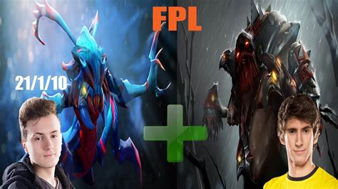 Dota 2 FPL Games Dendi X Miracle In Same Team 2ez4 TI Winners YouTube