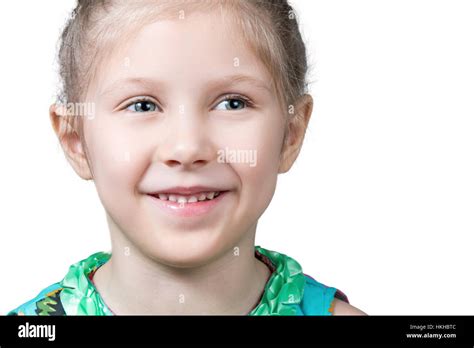 Cute Little Girl Smiling Stock Photo Alamy