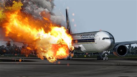 A singapore airlines plane bound for milan caught fire shortly after making an emergency landing. Dangerous Escape | Boeing 777 On Fire | Miracle in ...