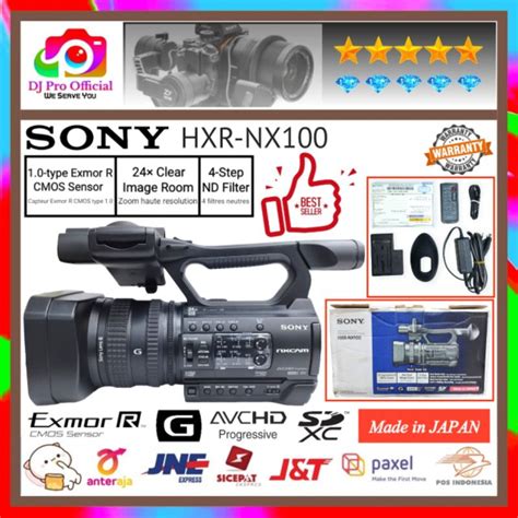 jual sony hxr nx100 full hd camcorder handheld profesional hxr nx 100 nxcam full hd handycam