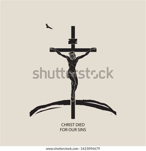 Jesus Crucified Over Royalty Free Licensable Stock Vectors Vector Art Shutterstock