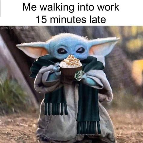 Huge sigh of relief to see baby yoda has not aged in the. Pin by Melody Rodgers on Work | Yoda meme, Work memes ...