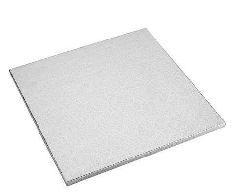 6 Inch 15cm Silver Square Cake Drum Thick Board From Only 45p