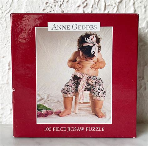 Vintage Anne Geddes Baby Photograph Jigsaw Puzzle 100 Pieces 9x 7 Ceaco