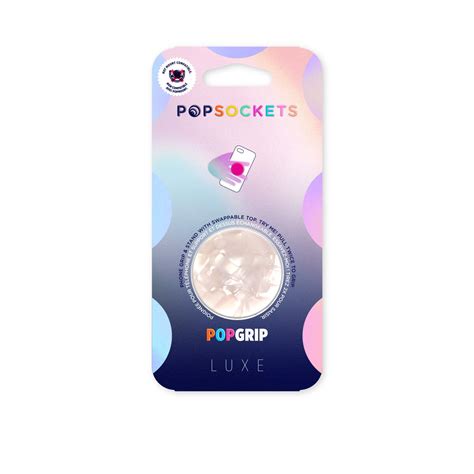 Popsocket Popsockets Popgrip Acetate Pearl White Suojaapuhelinfi