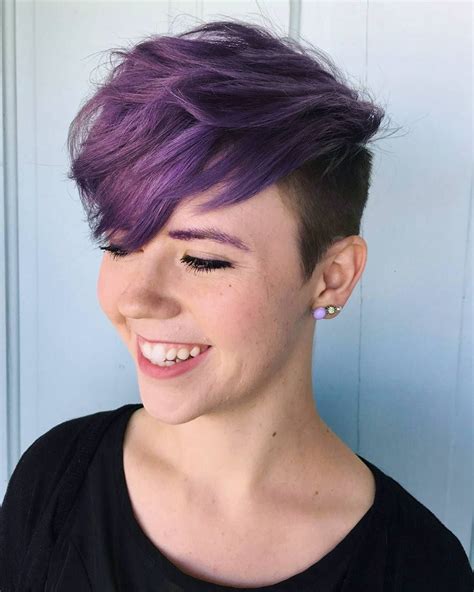 35 alluring short purple hair ideas too stunning to ignore short purple hair short hair
