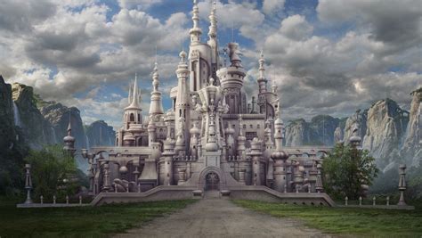 Matte Paintings Fantasy Castle Alice In Wonderland Adventures In