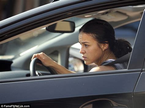 Michelle Rodriguez Leaves Gym In Leggings After Fast And Furious