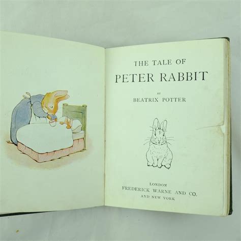 The Tale Of Peter Rabbit By Beatrix Potter Fair Hardcover 1903