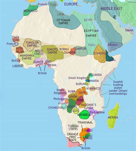 Map Of Africa 979 Ce History Of Medieval Kingdoms Timemaps