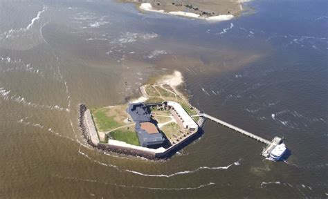 Fort Sumter — Aerial View Glimpses Of Charleston