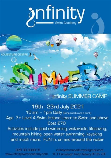 Infinity Summer Camp 19th 23rd July 2021 Infinity Swim Academy