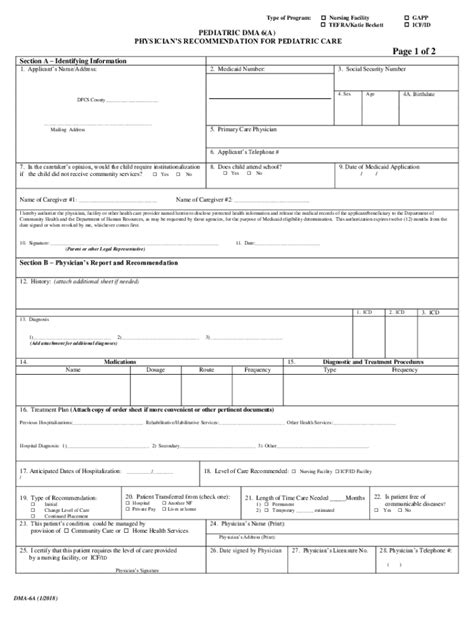 2018 2022 Form Ga Dma 6a Fill Online Printable Fillable Blank Free