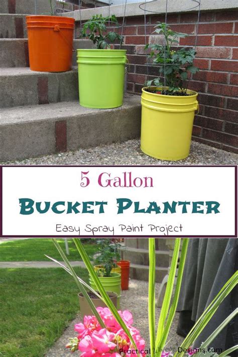 How To Decorate A 5 Gallon Bucket Planter For Your Garden Practical