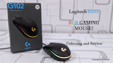 Logitech G102 2nd Gen Unboxing Review Click Sound Test And