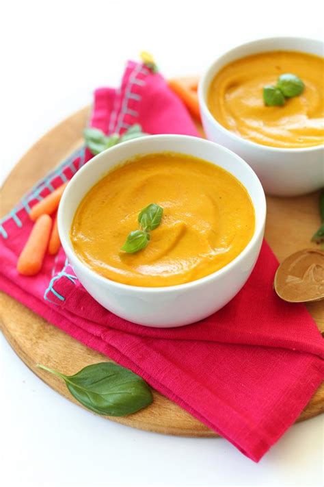 Healthy Thai Carrot Soup Minimalist Baker Recipes