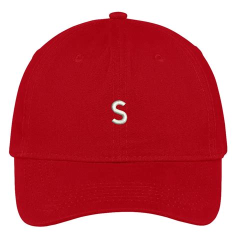 Stitchfy Letter S Block Font Embroidered Dad Hat Cotton Etsy