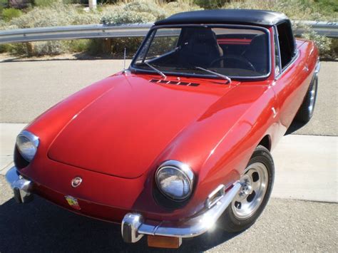 1971 Fiat 850 Sport Spider Soft Top Convertible Ready For Summer Fun