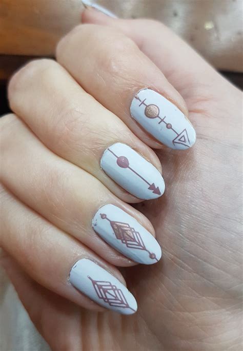 Moyou Stamp Nail Minimal Minimal Nail Art Stamp Nails Finger Nails