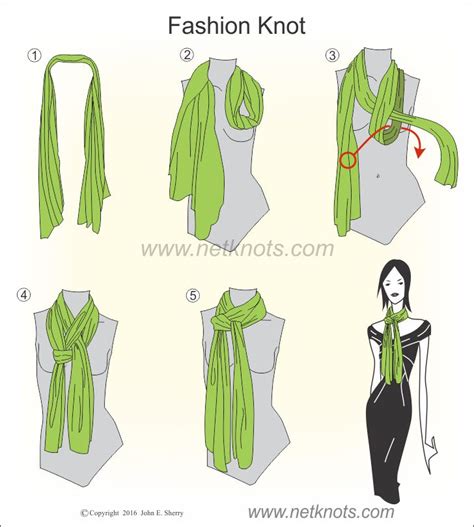 How To Tie Your Scarf With A Fashion Knot