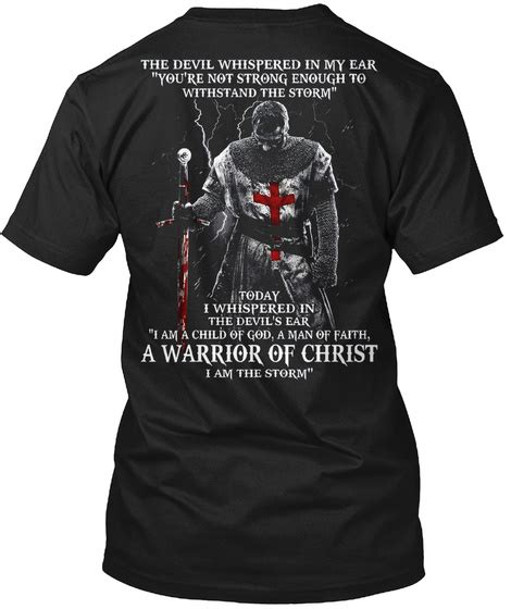 Knight Templar A Warrior Of Christ The Devil Whispered In My Ear You