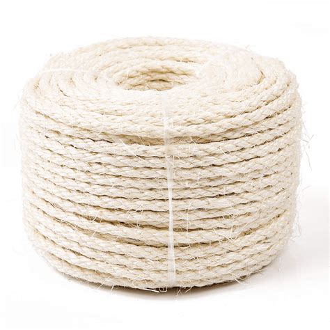Cat Natural Sisal Rope For Scratching Post Tree Replacement Hemp Rope
