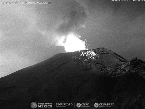 Actividad Del Volcán Popocatépetl Genera Alerta Por Caída De Cenizas En