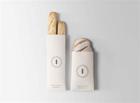 Download Free Bread Packaging Mockup (PSD)