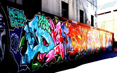 Wallpaper Colorful Graffiti Street City 2560x1600 Hd Picture Image