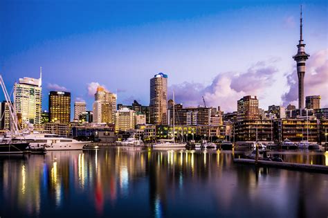 New Zealand Auckland Auckland Is A Large Metropolitan City In The