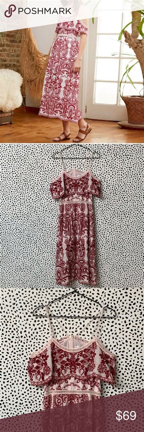 Saylor Cassie Open Shoulder Eyelet Dress Eyelet Dress Open Shoulder