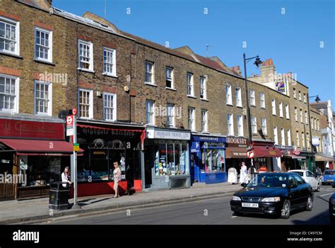 Highgate High Street Highgate Village London England Stock Photo Alamy