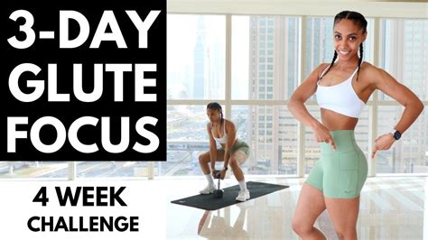 Day Glute Focused Workout Challenge Youtube