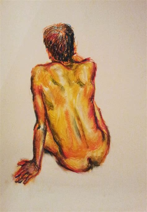 Oil Pastel Body Art Eunice Negro