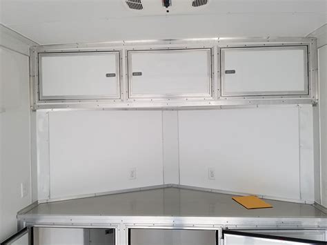 Enclosed Trailer V Nose Cabinet Ideas