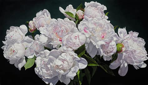 Maria S Peonies Painting By Thomas Darnell Fine Art America