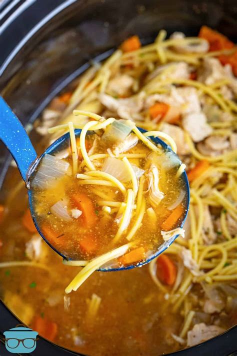 Slow Cooker Chicken Noodle Soup The Country Cook