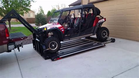 Fastrap (set of 2) hand tool rack (open trailers) power locker. Hydraulic UTV Deck / Tufflift.net 208 661 3100 - YouTube