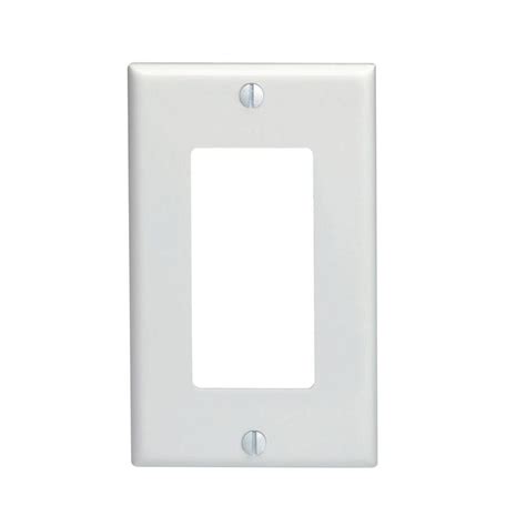 We did not find results for: Leviton Decora 1-Gang Wall Plate, White-R52-80401-00W - The Home Depot