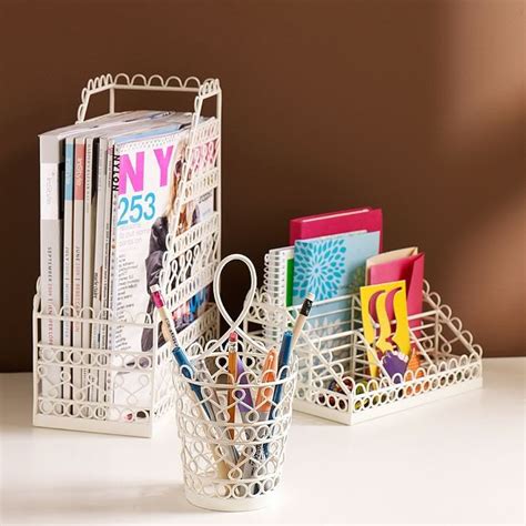 Declutter your desk and accessories with girly desk organizers from zazzle. Pin on Classroom Ideas