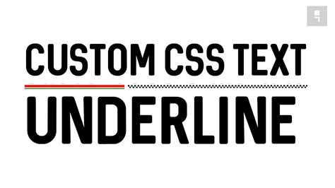 Css Custom Text Underline How To Create Custom Text Underline With Css